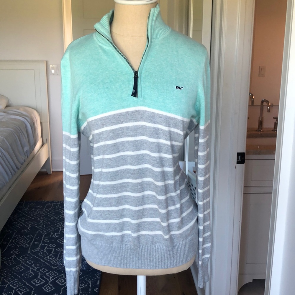 Vineyard Vines Women’s Quarter Zip Sweater Small